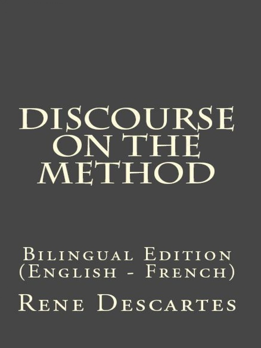 Title details for Discourse On the Method by René﻿ Descartes - Available